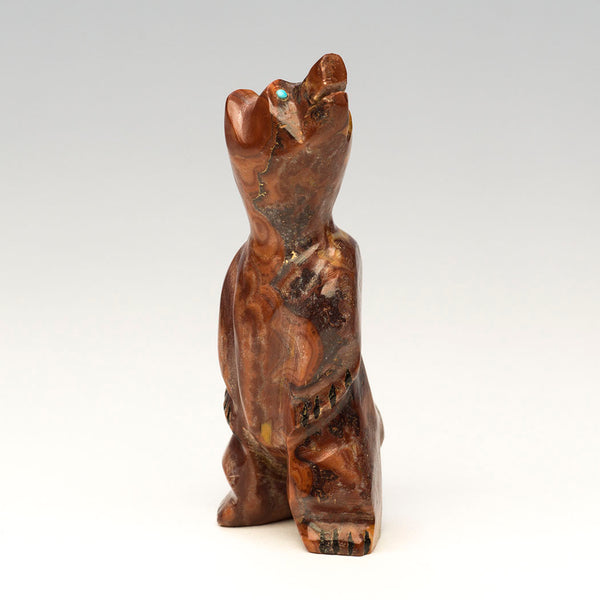 Wave Dolomite Standing Bear – Keshi The Zuni Connection