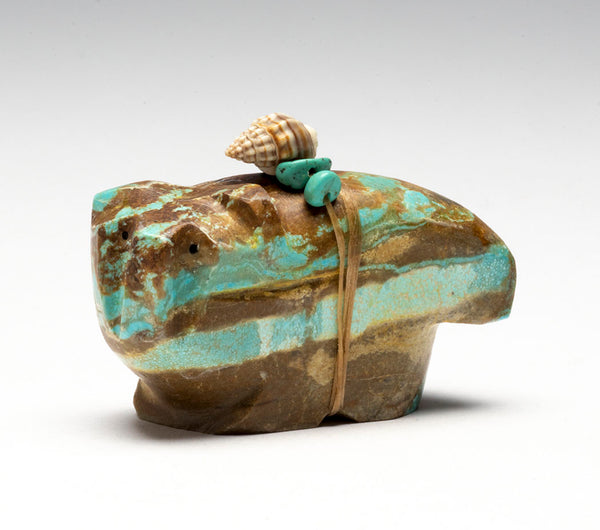 Striped Royston Turquoise Bushytail