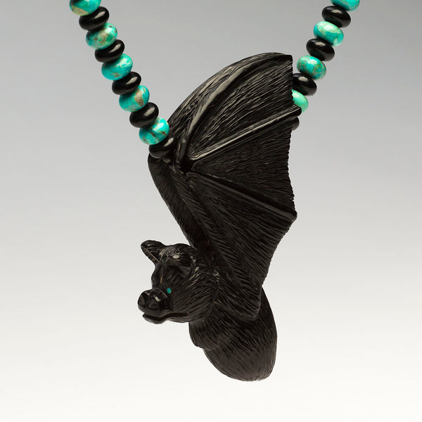 Turn Heads Bat Pendant Necklace