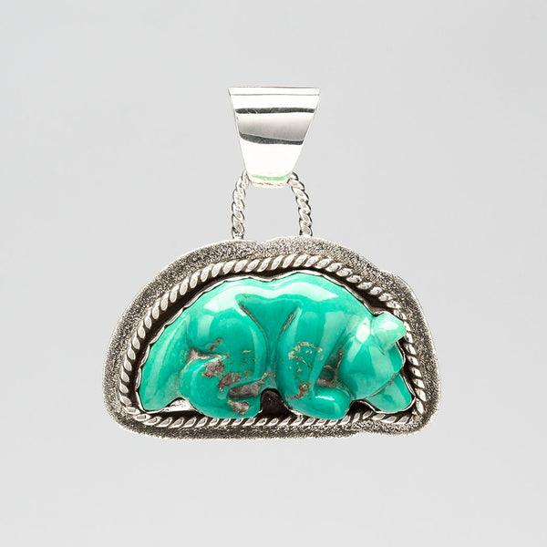 Sacred Teacher Wolf Pendant