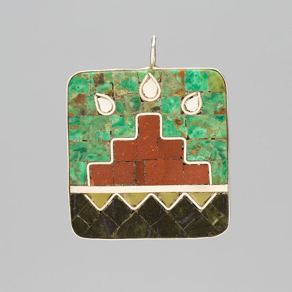 On Sacred Ground Mosaic Pendant