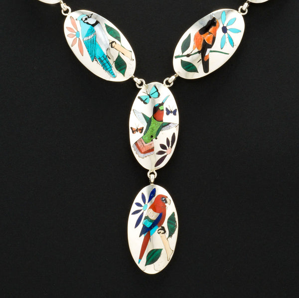 Birds & Blooms Necklace