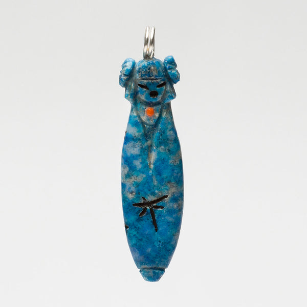 Reversible Corn Maiden & Grandmother Pendant – Keshi The Zuni