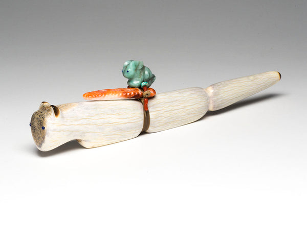 Antler Wolf With Emerald Rabbit