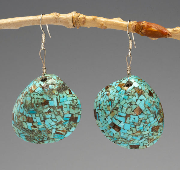 Turquoise Heaven Mosaic Dangle Earrings
