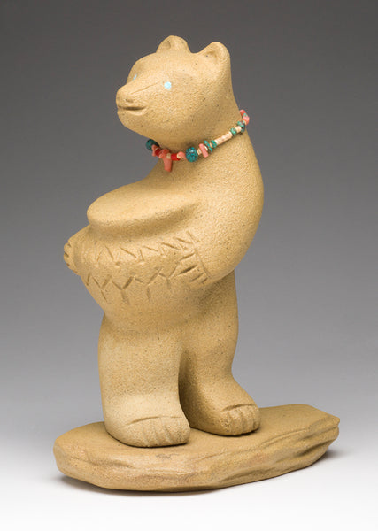 Standing Bear Makes Offerings