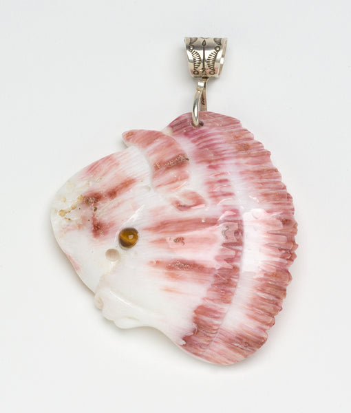 Spiny Oyster Bison Pendant