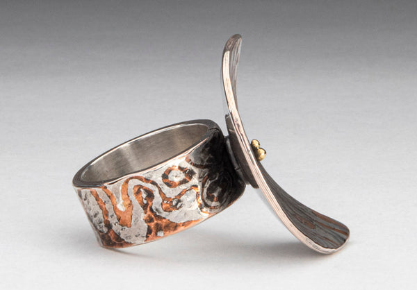 Mokume-Gane Ring – Keshi The Zuni Connection