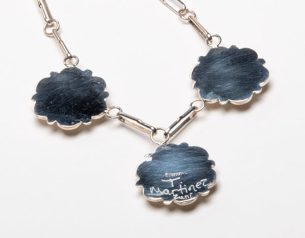 Lapis, Turquoise & Jet Inlaid Necklace – Keshi The Zuni Connection