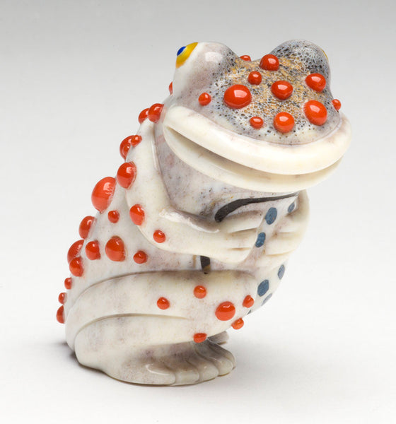 Shell Frog Figurine, Frog figurine