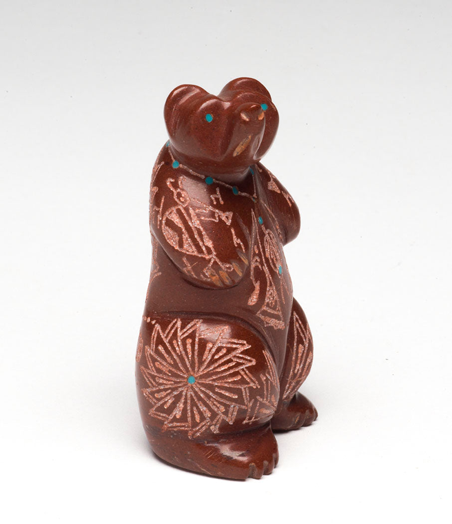 Sgraffito-Trimmed Bear