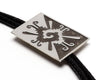 Sterling Silver Overlay Bolo Tie