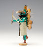 Hopi Blue Warrior Guard Katsina Doll