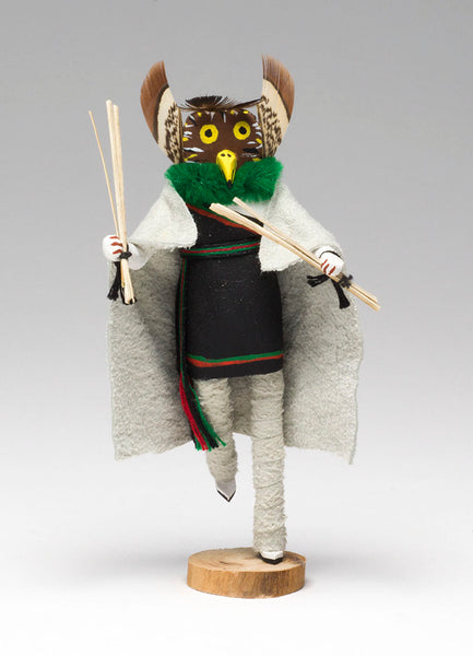 Miniature Hopi Owl Maiden Katsina Doll