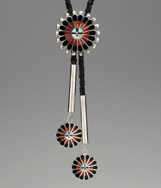 Sunface Bolo Tie