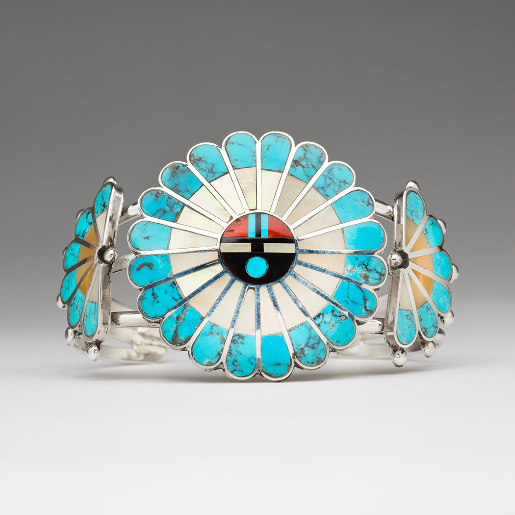 Breaking The Norm Sunface Cuff Bracelet