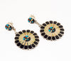 Zuni Sunface Dangle Earrings