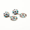 Be Daringly Decorated Sunface Dangle Earrings
