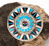 Magnificent Zuni Sunface Pin/Pendant