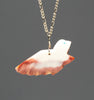 Spiny Oyster Shell Bird Pendant & Chain