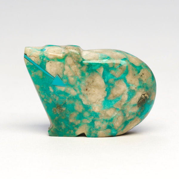 Turquoise In Matrix Bear
