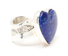 Inspired Lapis Heart Ring