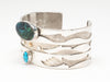 Paua Shell & Sleeping Beauty Turquoise Overlay Cuff Bracelet
