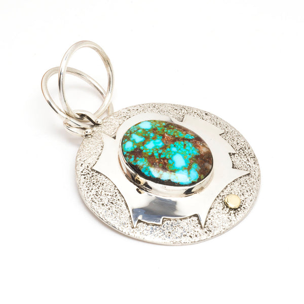 Contemporary Turquoise Pendant