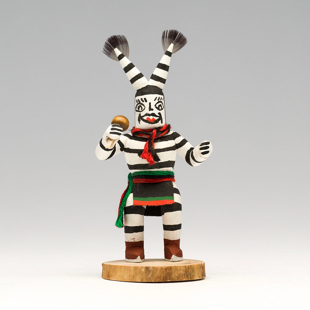 Miniature Hopi Clown Katsina Doll