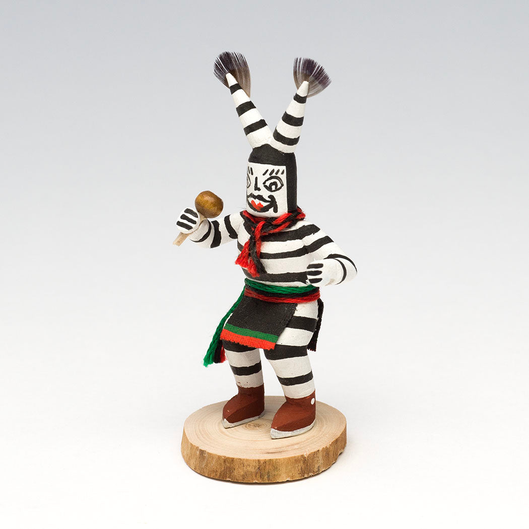 Miniature Hopi Clown Katsina Doll