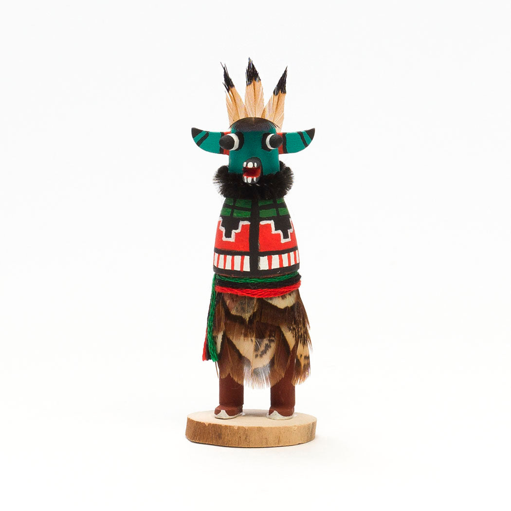 Miniature Zuni Sha'lak'o Katsina Doll