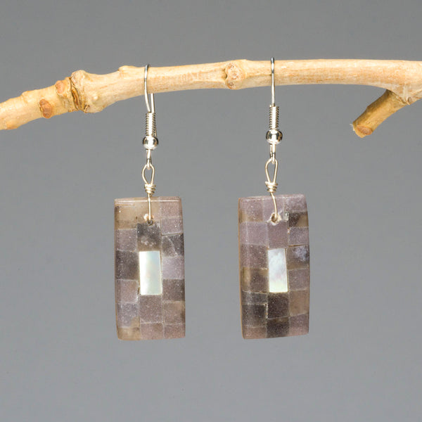 Inner Harmony Mosaic Dangle Earrings
