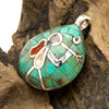 Mosaic Flute-Player Pendant
