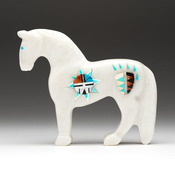 Sunface & Bear Paw Print Horse