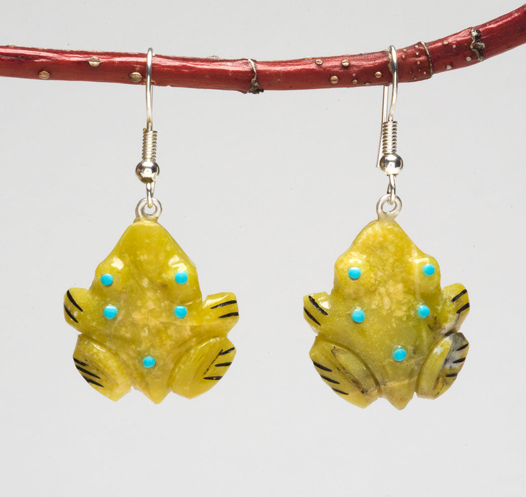 Lively Frog Fetish Earrings