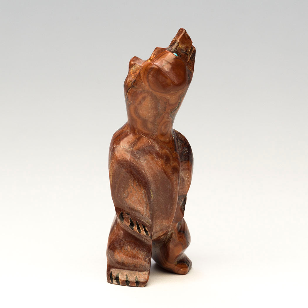 Wave Dolomite Standing Bear – Keshi The Zuni Connection