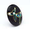"Gold Stone Love Birds"