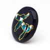 "Gold Stone Love Birds"