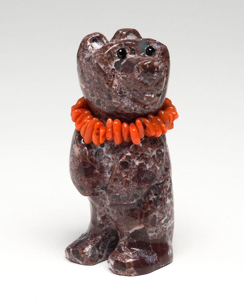 Vermillion Marble Standing Bear