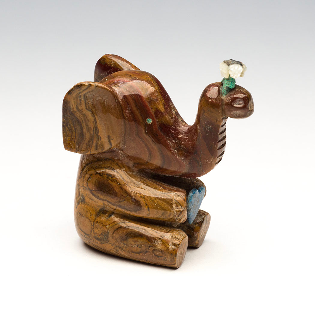 Miniature Flower & Heart Offering Elephant