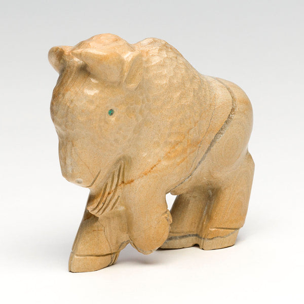 Kicking The Dirt Bison