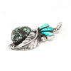 New Lander Turquoise & Sleeping Beauty Turquoise Leaf Pendant