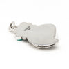 New Lander Turquoise & Sleeping Beauty Turquoise Leaf Pendant