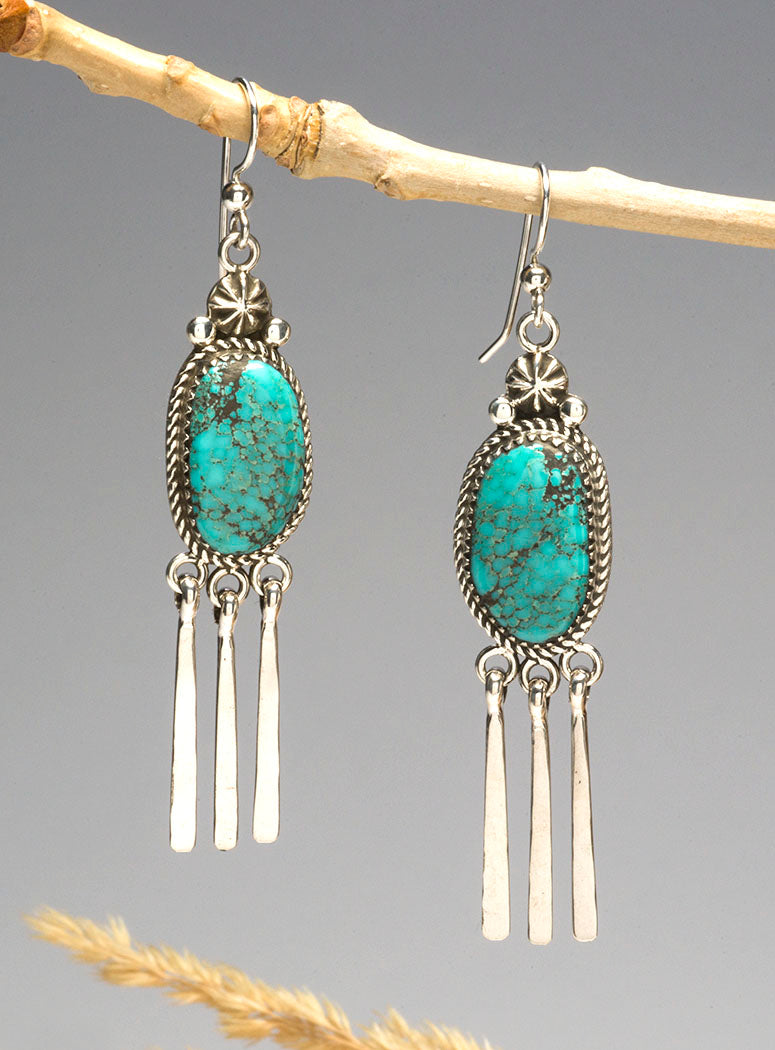 Treasured Turquoise Dangle Earrings