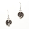 Classic Sterling Silver Spiral Dangle Earrings