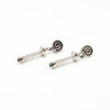 Spiral Squash Blossom Earrings