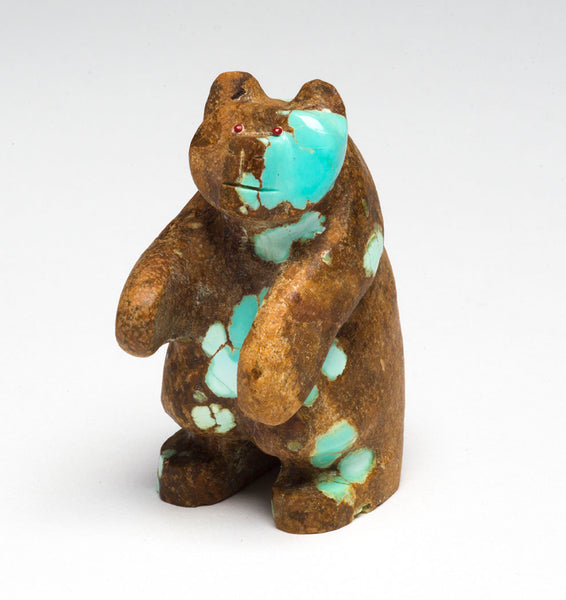 #8 Mine Turquoise Upright Bear