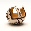 Dragonfly Cornmeal Pottery Bowl