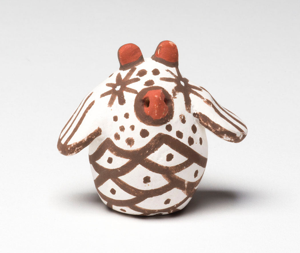 Tiny Guardian Pottery Owl