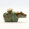 Aqua Rose Stone Bear
